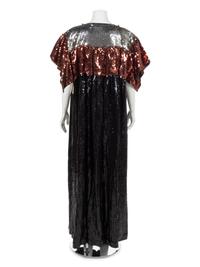 Geoffrey Beene Sequined Evening Dress, c1975