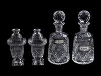 Eleven Anglo-Irish and Other Cut Glass Articles
