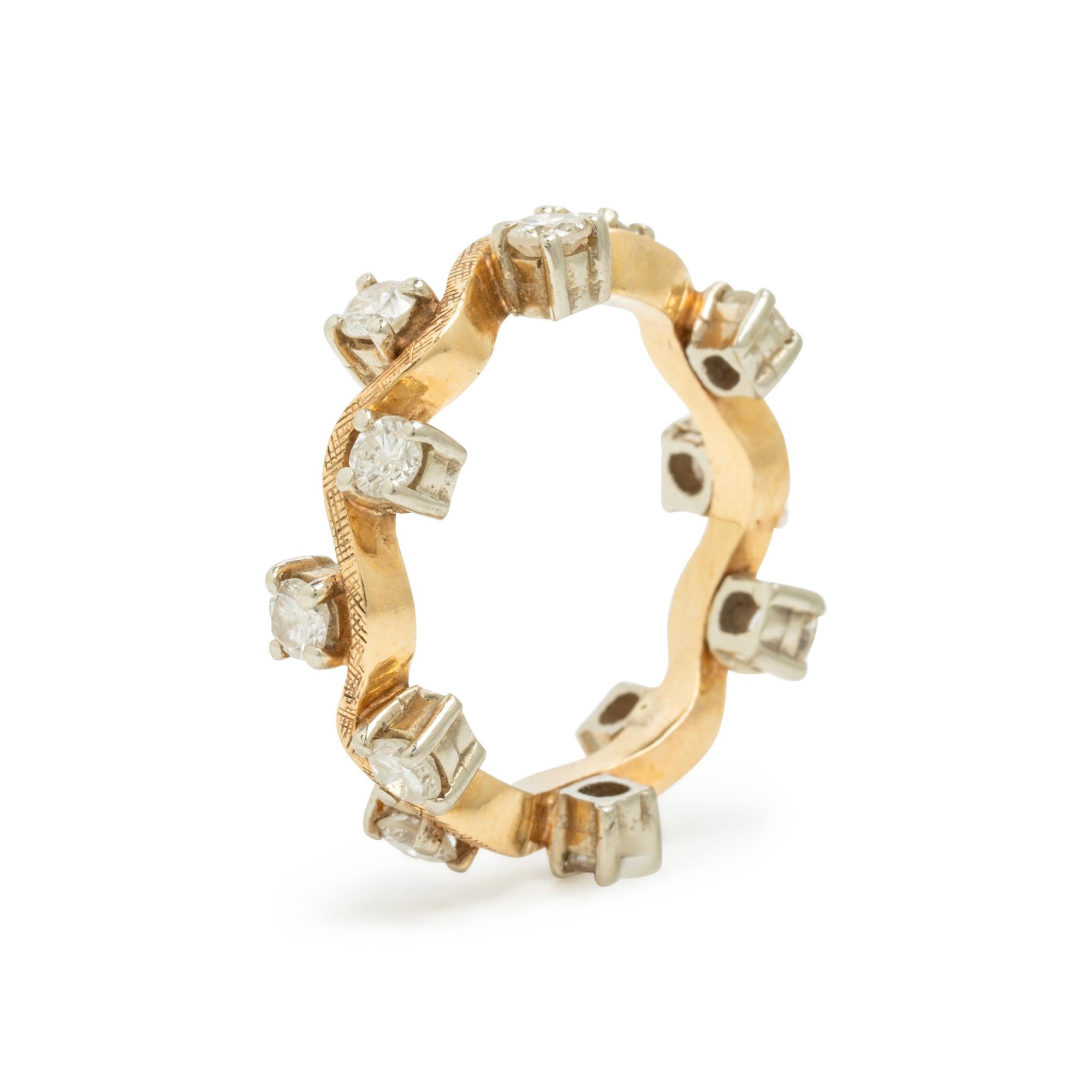 Yellow Gold and Multigem Earrings and Ring