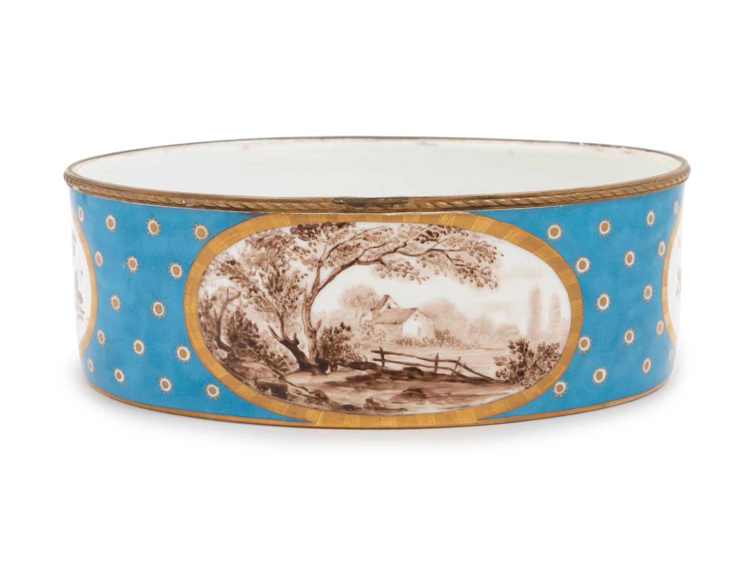 An English Porcelain Jardiniere