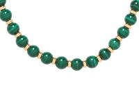 MALACHITE BEAD NECKLACE
