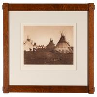 [Native American]. Curtis, Edward S. (1868-1952). A group of 9 large photogravures, comprising: