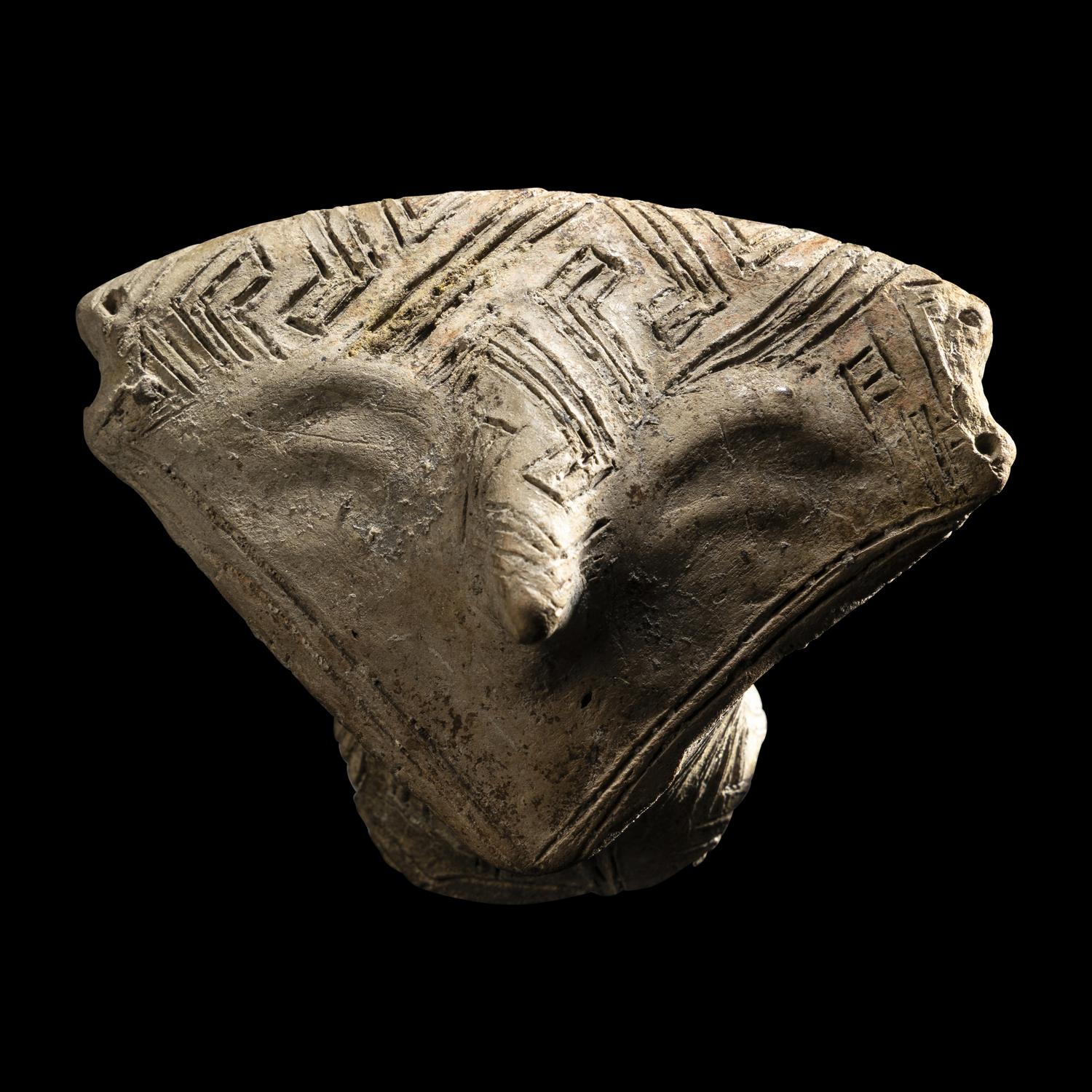A Vinca Terracotta Head
