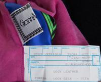 A Gianni Versace Couture Balletto Teatro Pink Suede Bomber Jacket, No size.