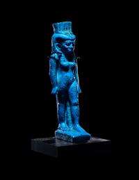 An Egyptian Blue Faience Nehmetawy