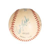 A Group of Signed Autograph Baseballs and One Signed Autograph Softball,
