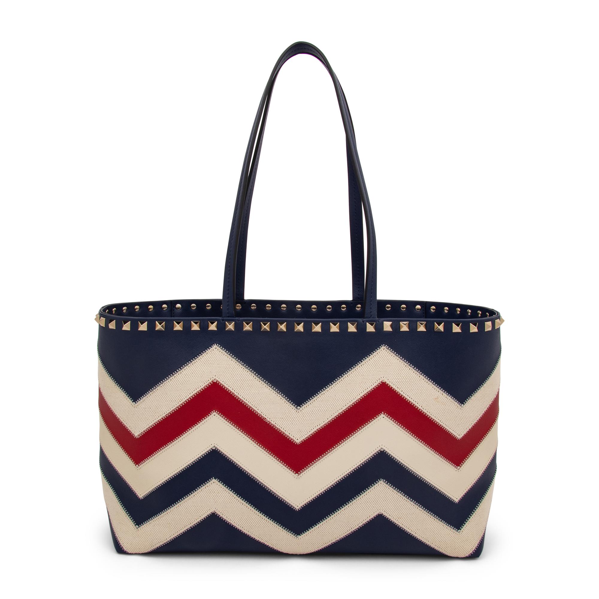 Valentino, Rockstud Small Chevron Tote