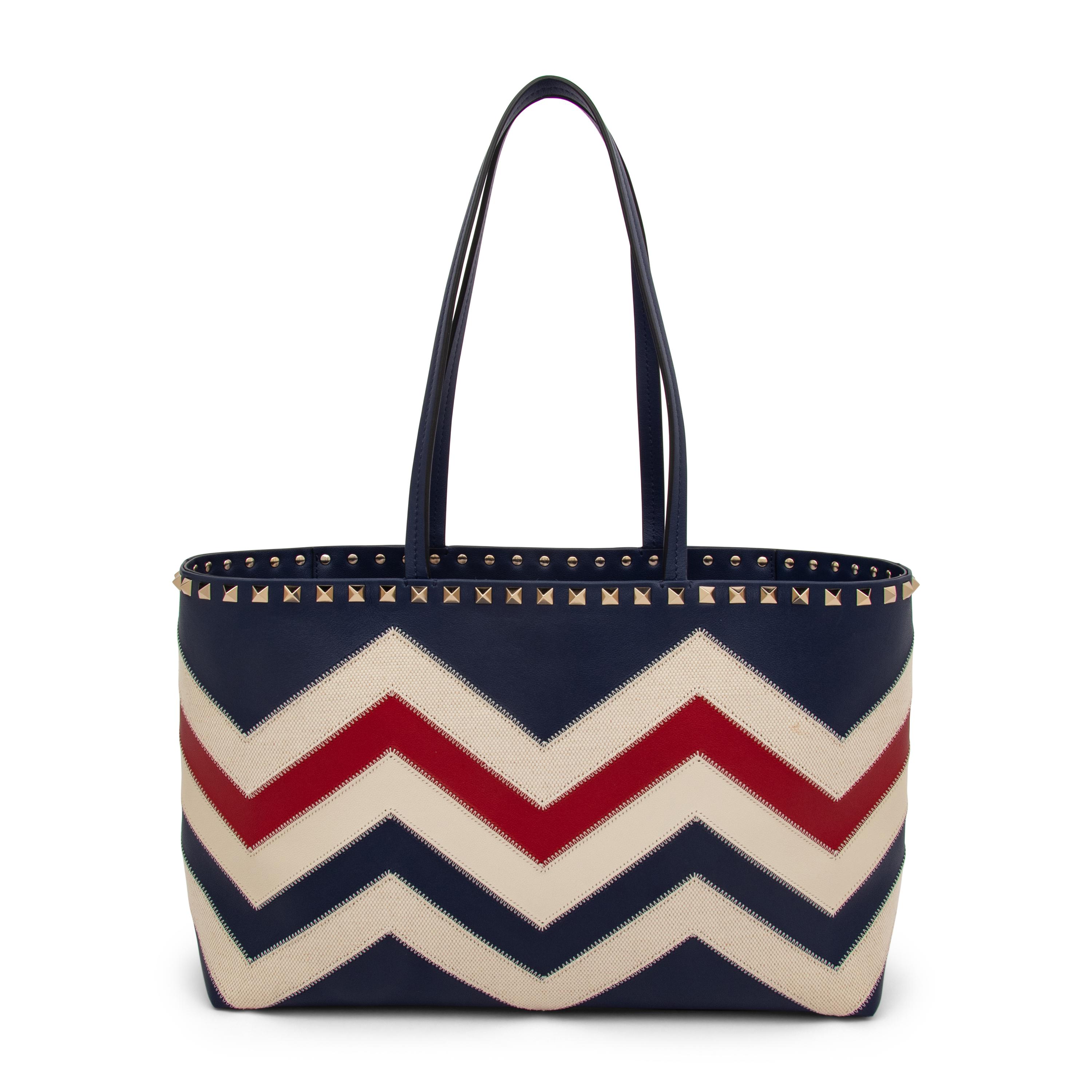 Valentino, Rockstud Small Chevron Tote
