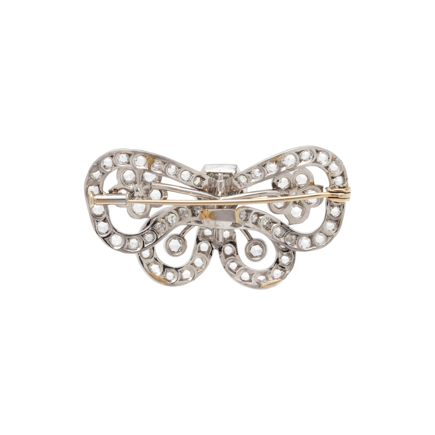 DIAMOND BUTTERFLY BROOCH