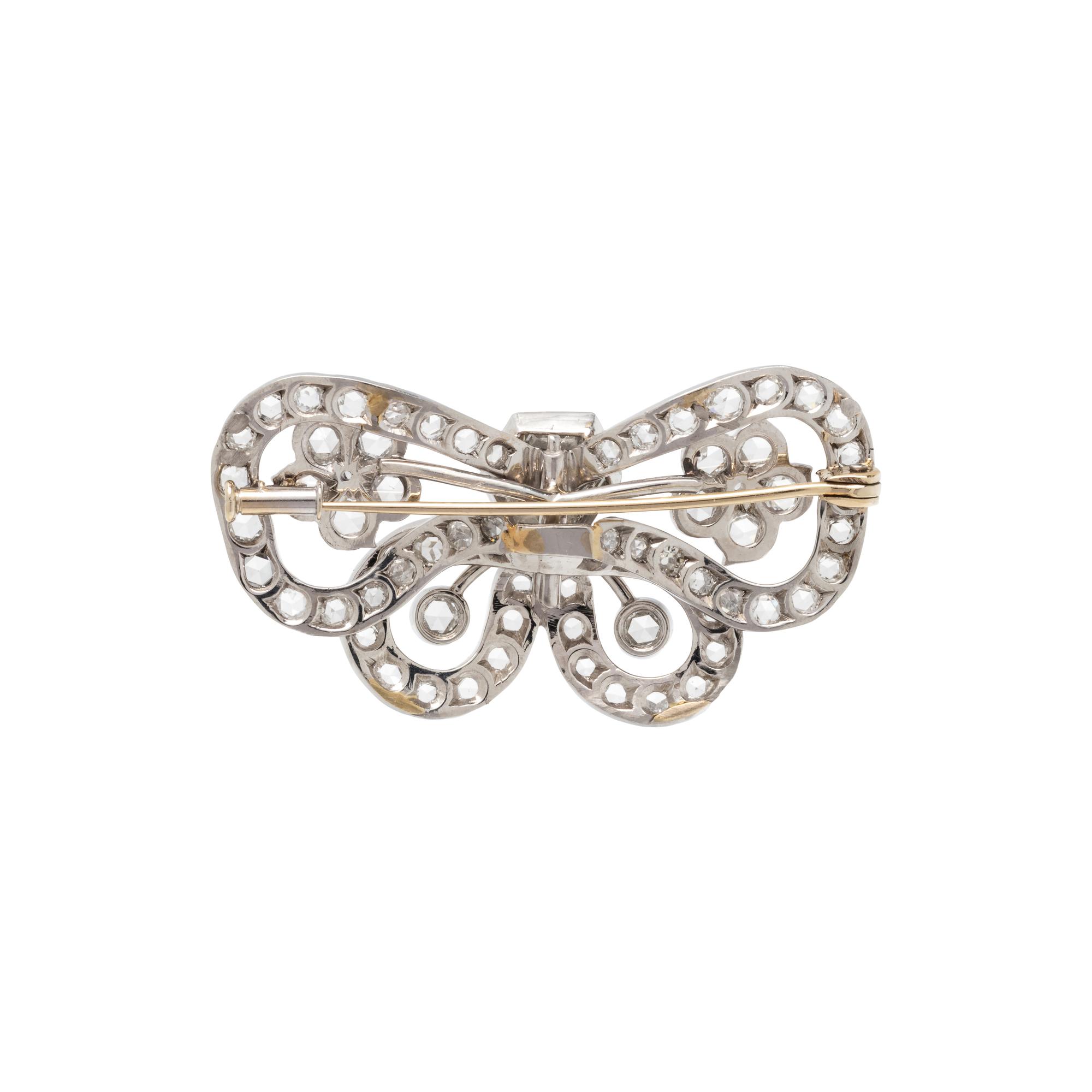 DIAMOND BUTTERFLY BROOCH