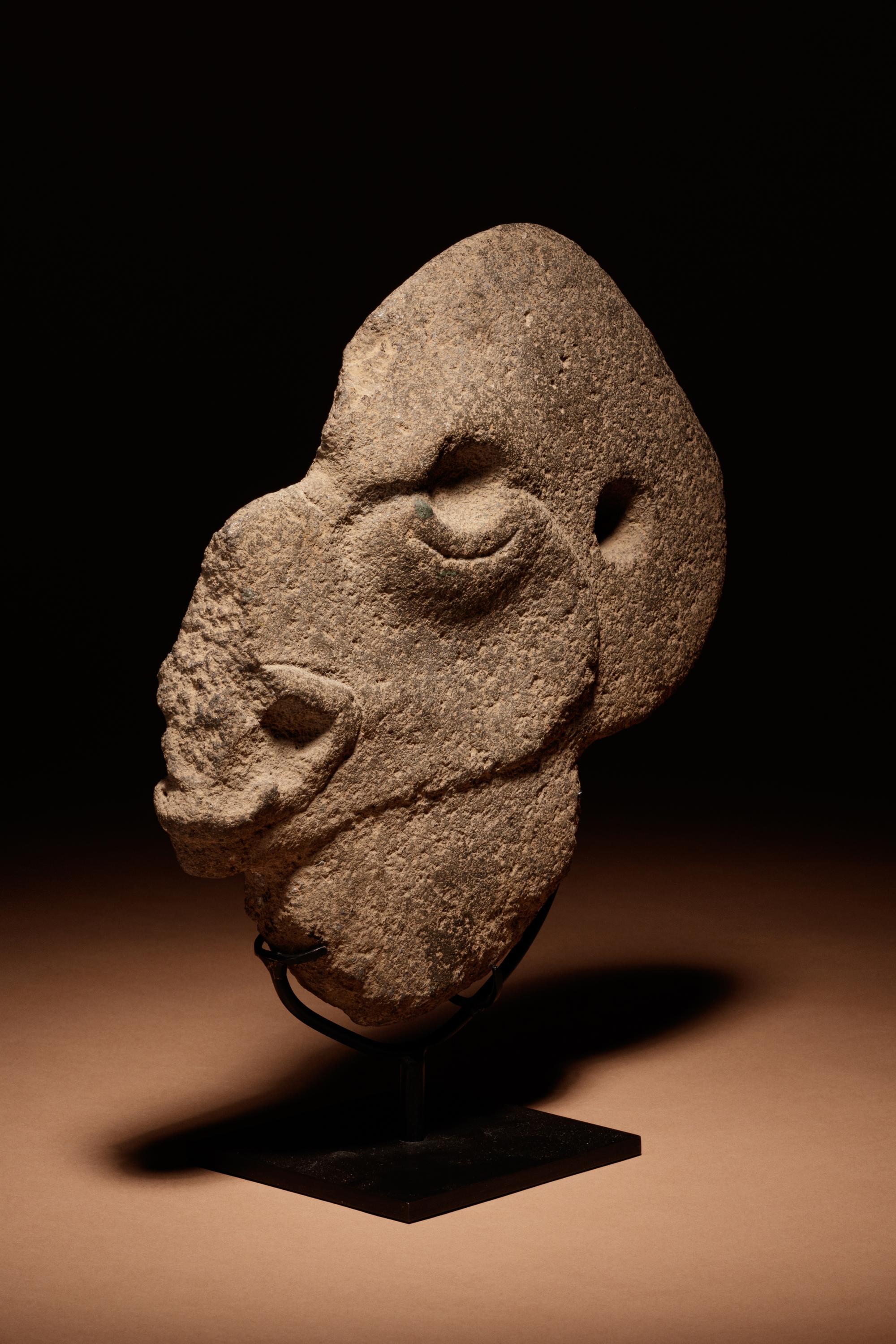 A Veracruz Stone Deer Headed Hacha