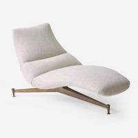 Vladimir Kagan (American, 1927-2016) Upholstered Chaise, Model 5800, Kagan-Dreyfuss, Inc., USA, circa 1958