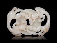 Seven Celadon Jade Carvings of Animals