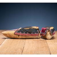Lenape Beaded Hide Moccasins