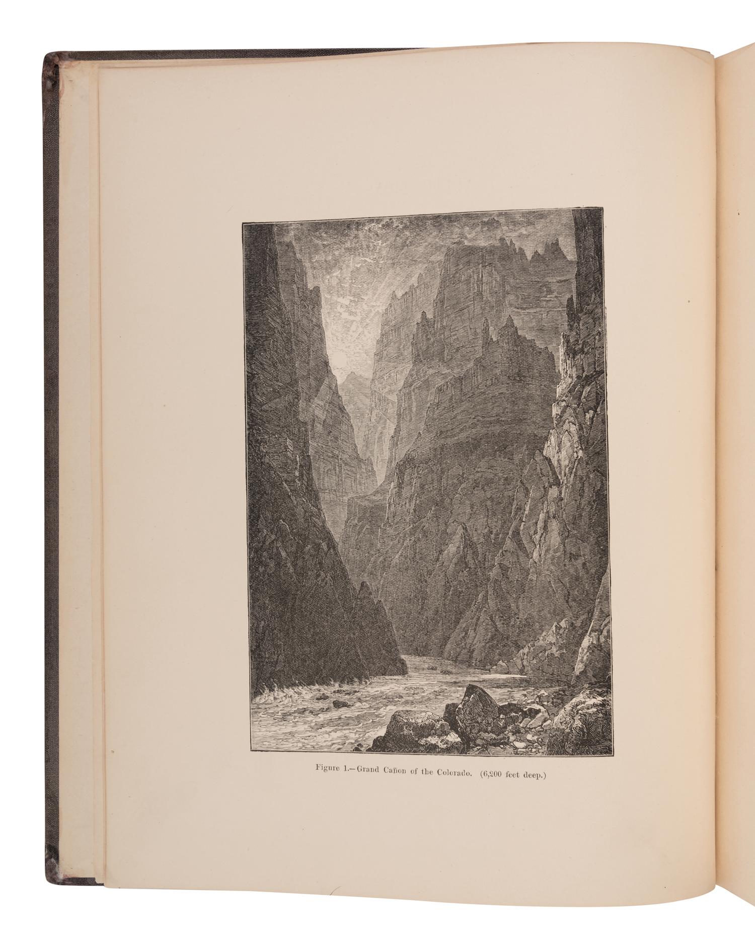 POWELL, John Wesley (1834-1902). Exploration of the Colorado River of the West and Its Tributaries... Washington, D.C.: Government Printing Office, 1875.
