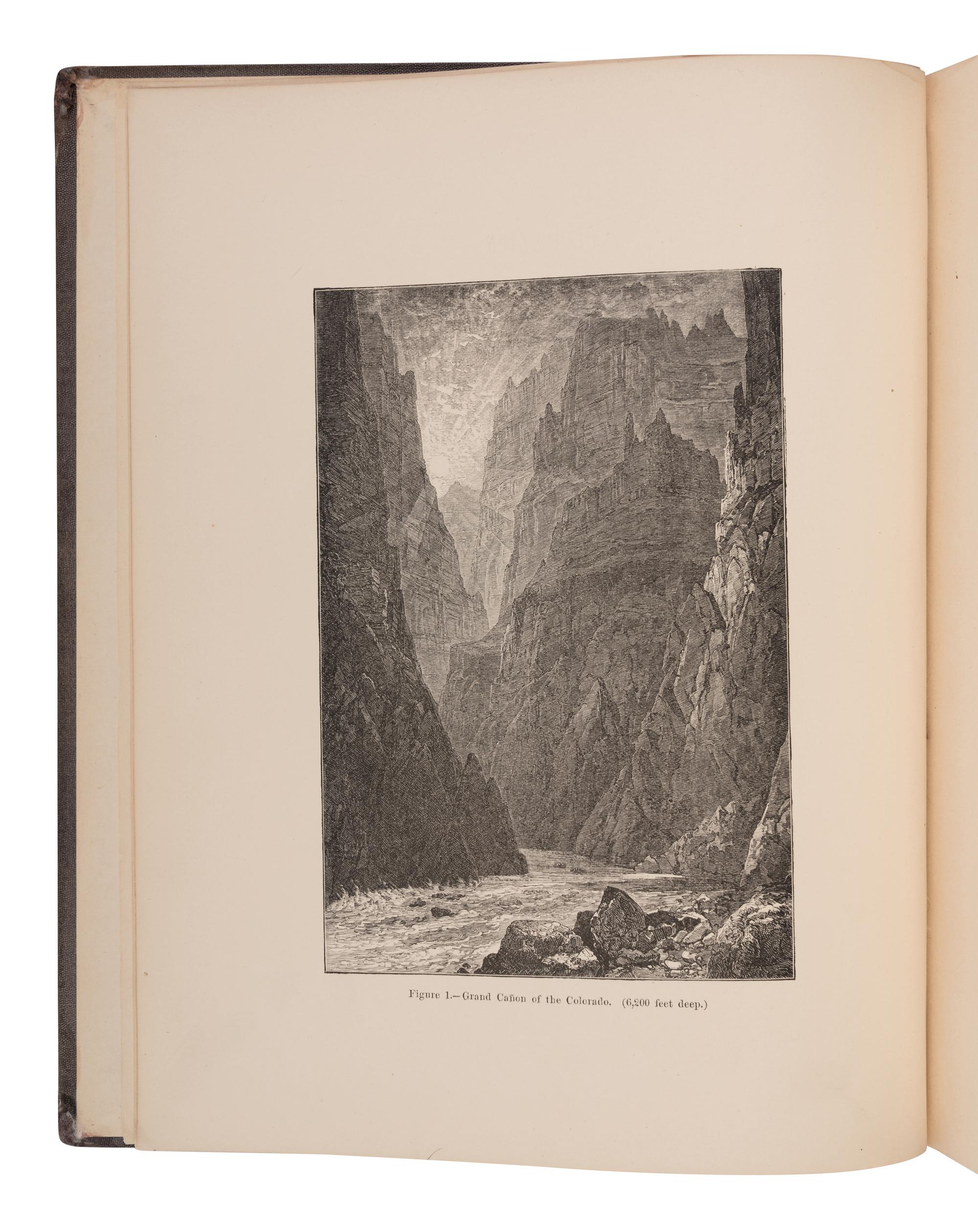 POWELL, John Wesley (1834-1902). Exploration of the Colorado River of the West and Its Tributaries... Washington, D.C.: Government Printing Office, 1875.