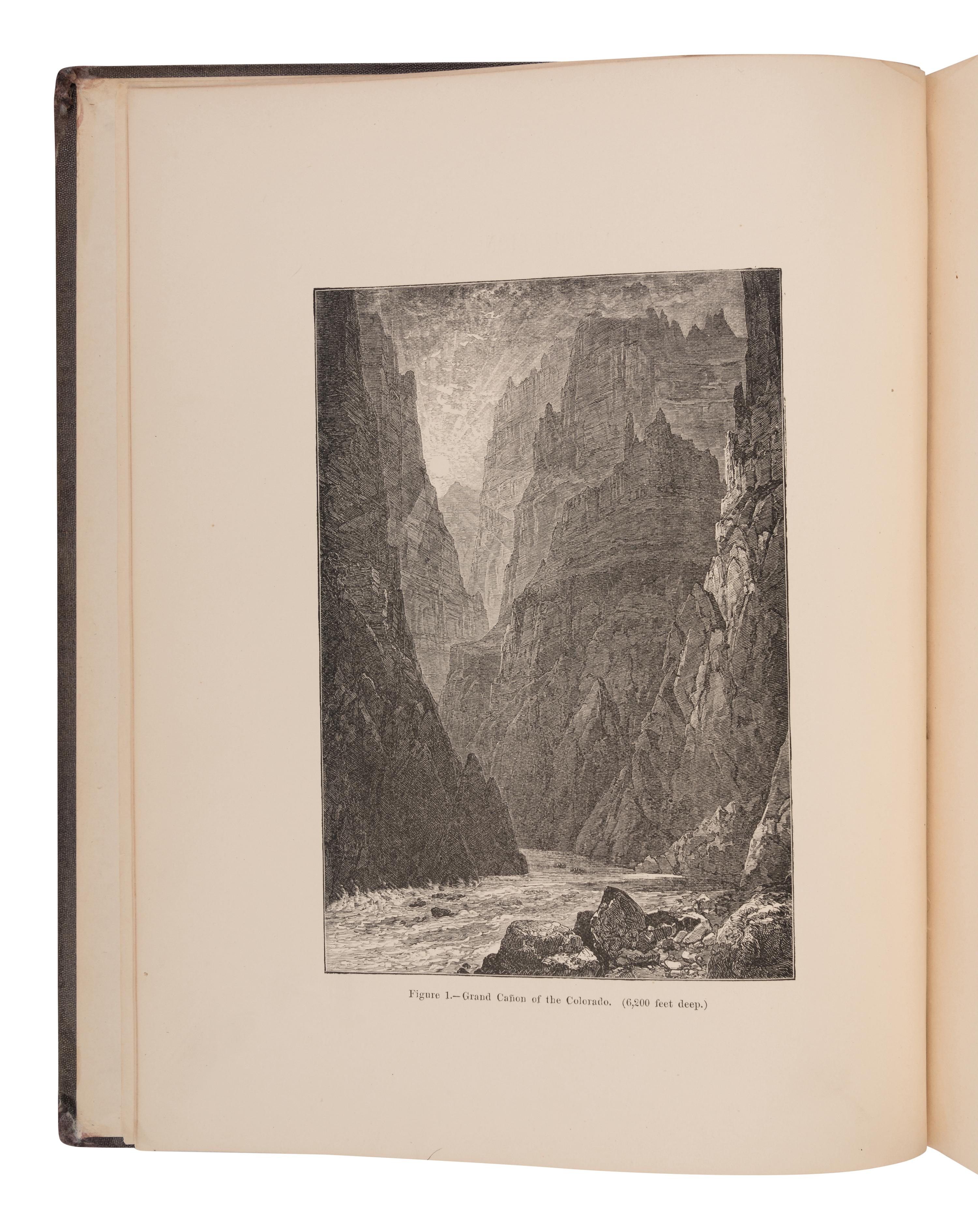 POWELL, John Wesley (1834-1902). Exploration of the Colorado River of the West and Its Tributaries... Washington, D.C.: Government Printing Office, 1875.