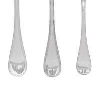 A Christofle Perles Silver-Plate Flatware Service