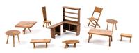 A Group of Ten Furniture Articles