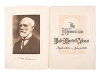 [NEW YORK]. Archive related to Walter M. Aikman incl. program and formal invitation to the "Opening Ceremonies of the New York and Brooklyn Bridge." New York: Tiffany & Co., [1883].