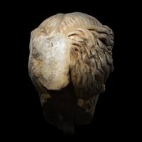 A Roman Marble Head of a Goddess