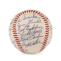 A 1960 Baltimore Orioles Team Signed Autograph Baseball