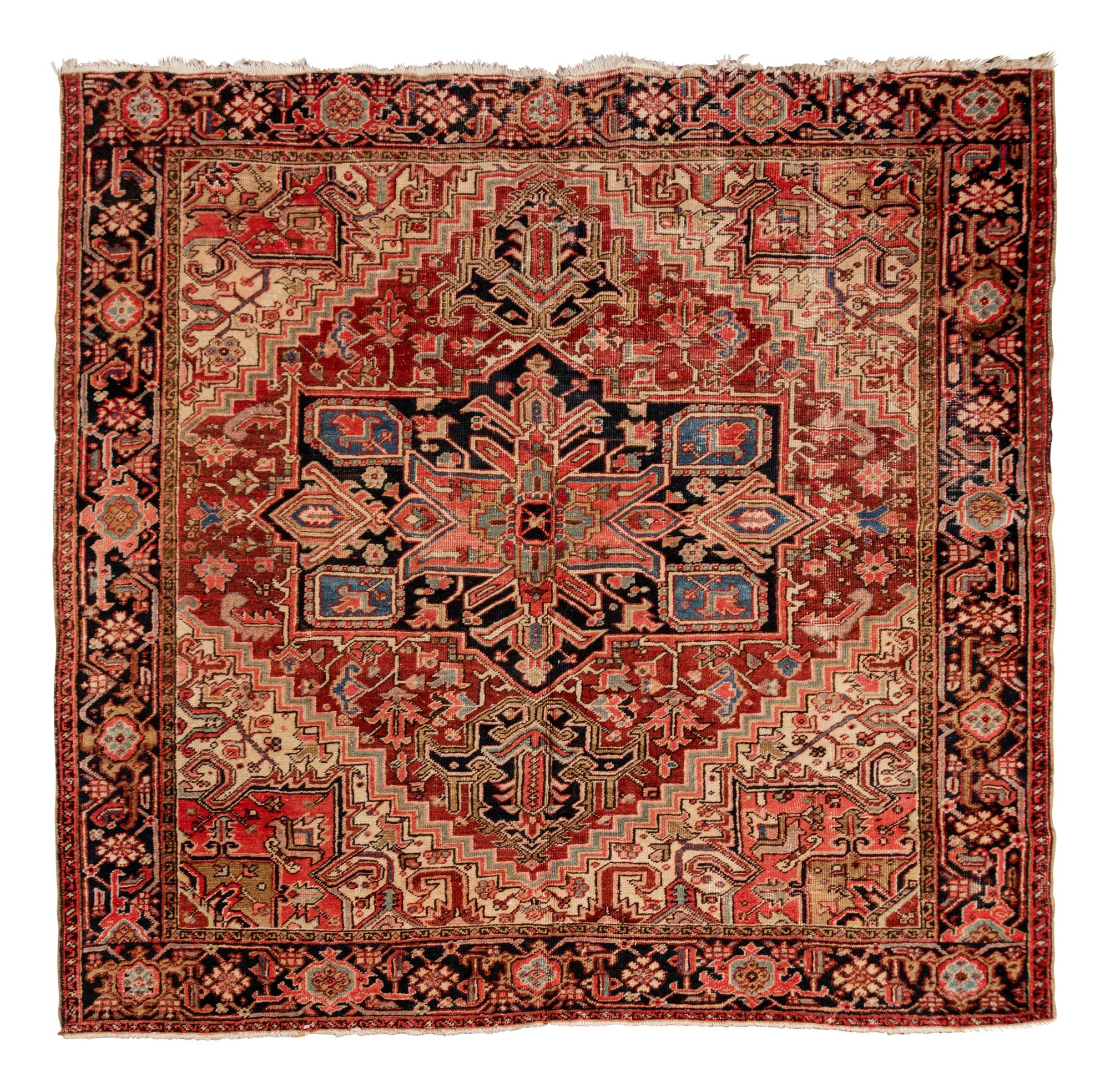 A Heriz Wool Rug