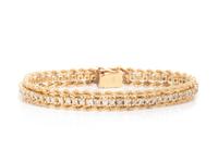 DIAMOND AND YELLOW GOLD BRACELET