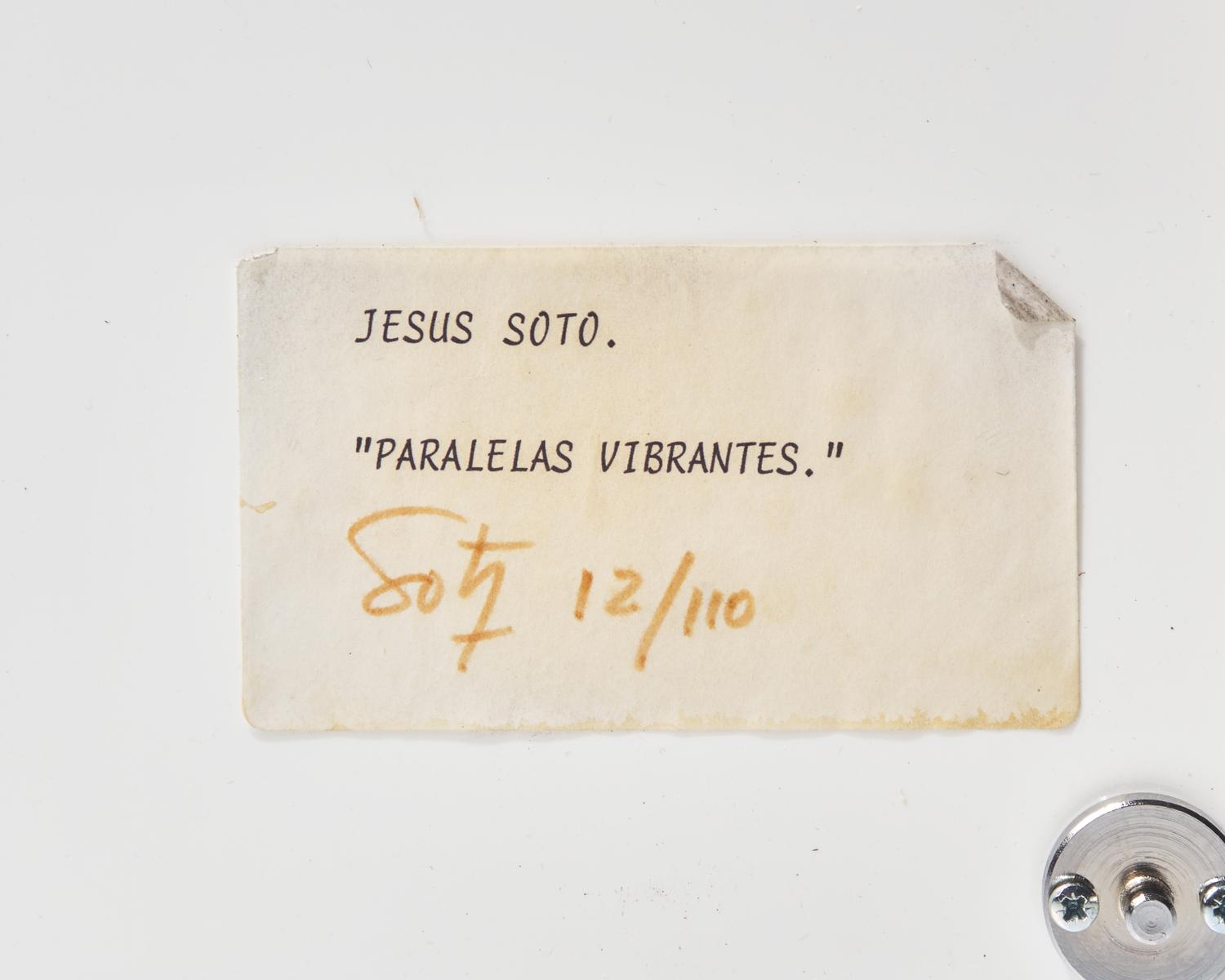 Paralelas Vibrantes , 1979