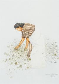 Norma Howard (Choctaw, 1958-2024) — untitled, woman in field, 2007
