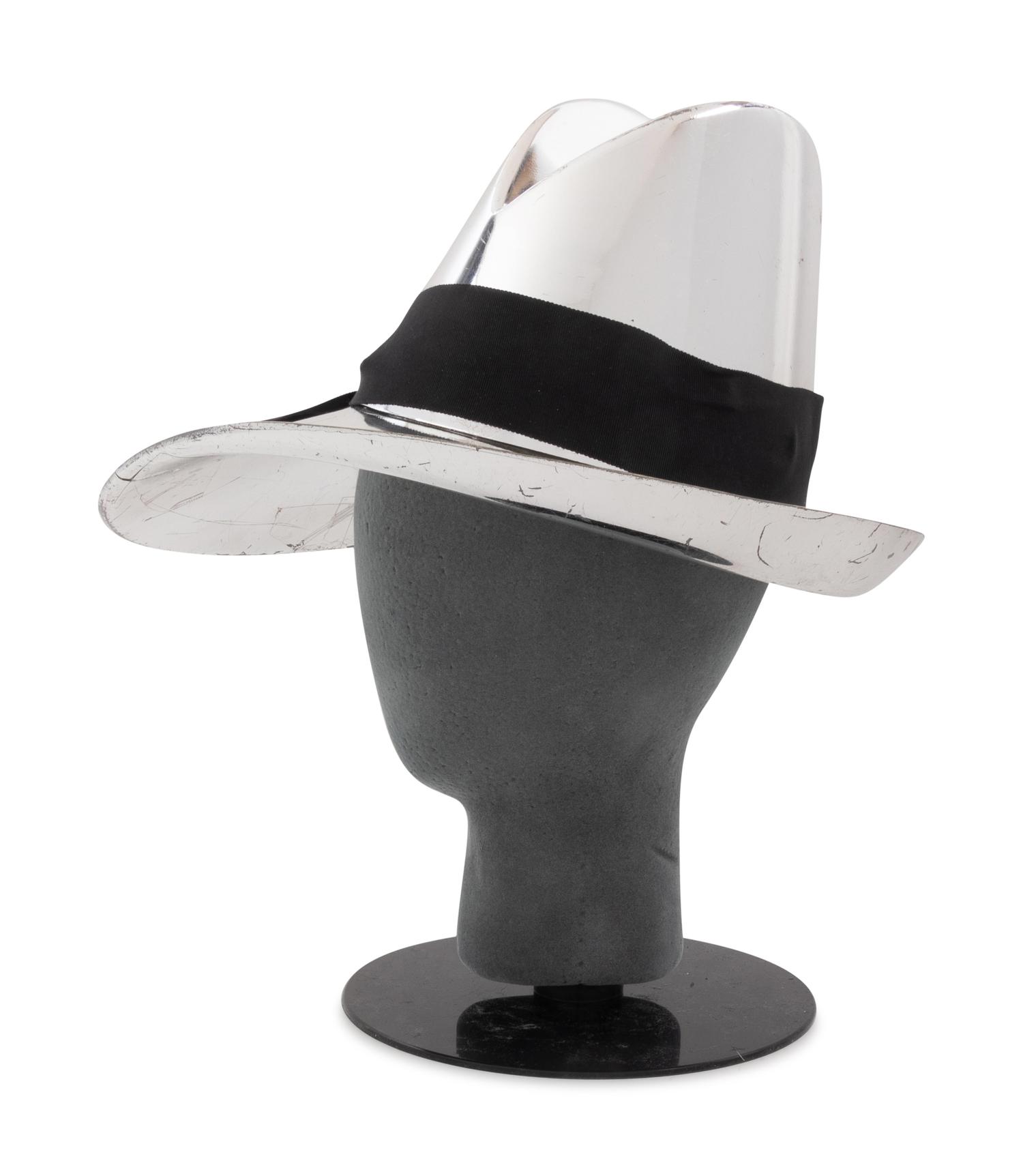 12 Assorted Hats and a Pair of Feathered Cuffs, 1970-2000s