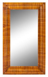 A Biedermeier Cherrywood Mirror Height 60 x width 38 inches. — SOUTH GERMANY, CIRCA 1820