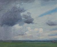 Artist Unknown, (20th century), Landscape with Cloudswept Sky, 1970