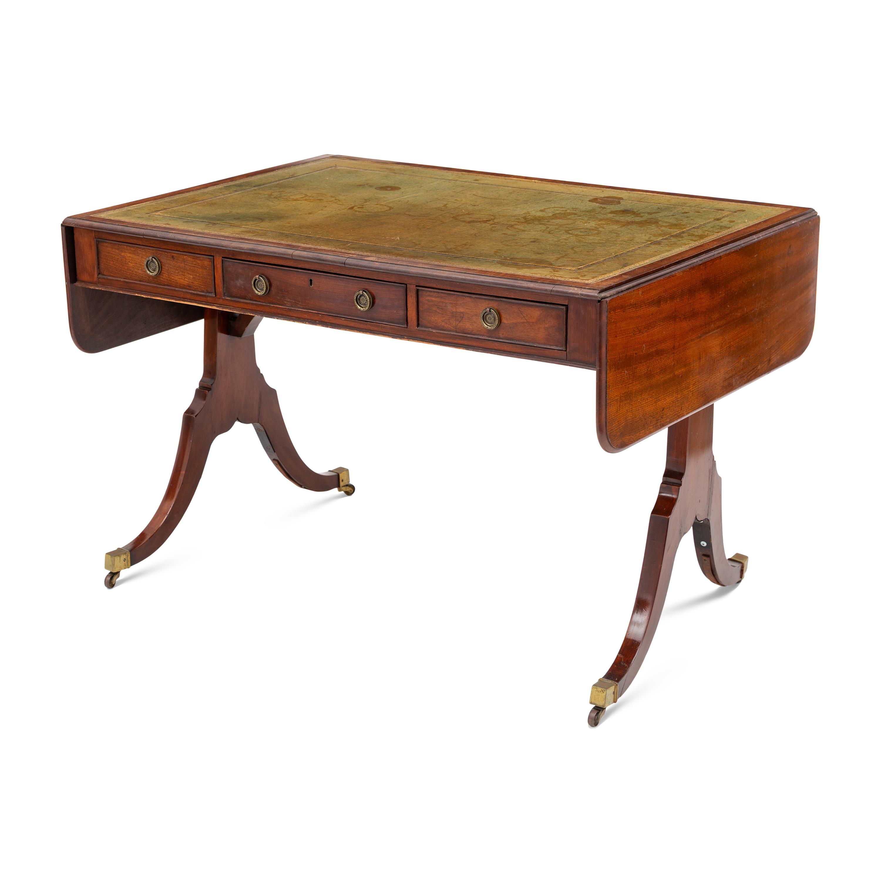 A Regency Mahogany Writing Table