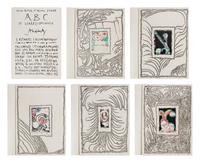 ABC de correspondance (complete portfolio of five with original folio with text), 1987