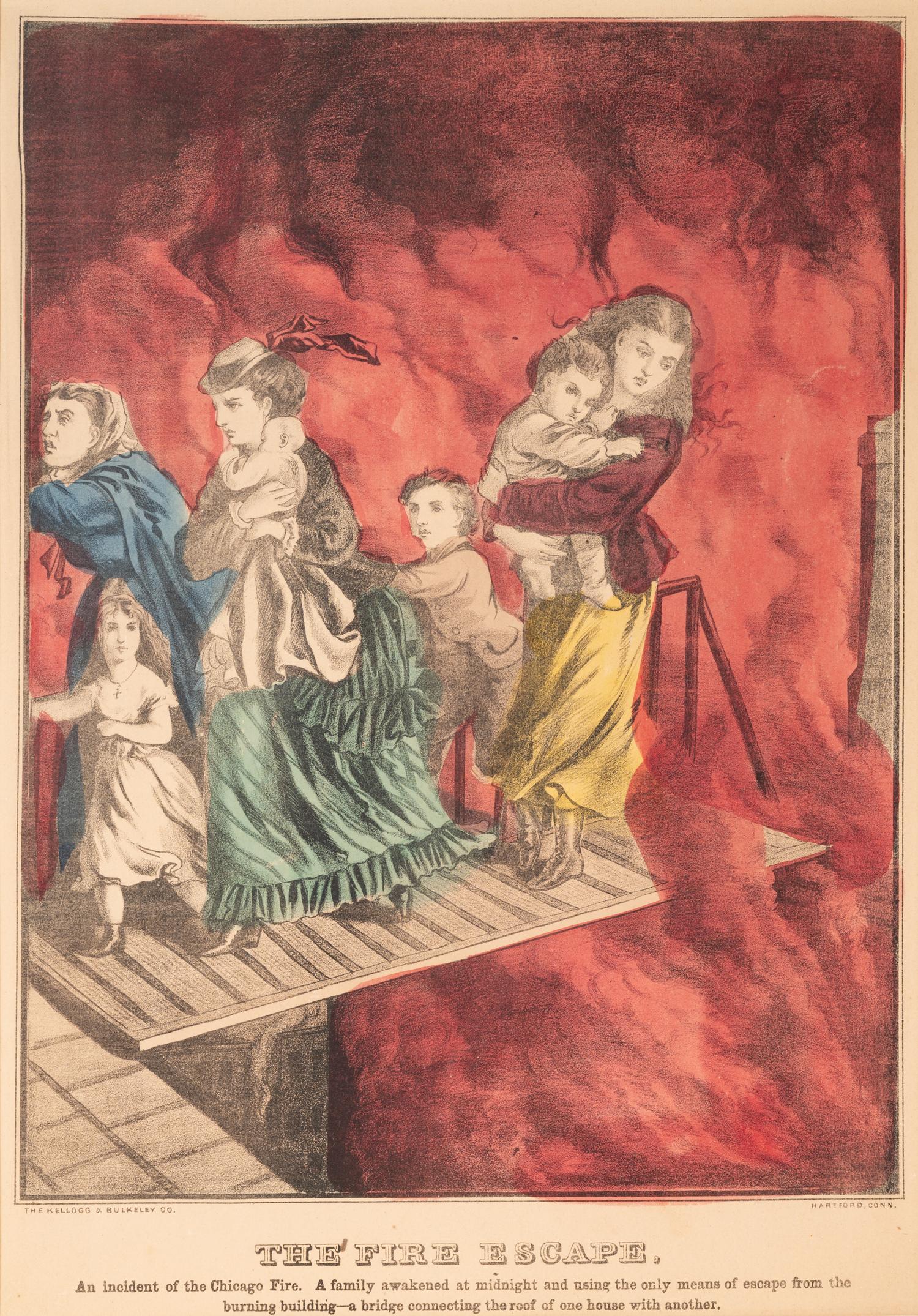 The Fire Escape. Hartford, CT: The Kellogg & Bulkeley Co., ca. 1871.