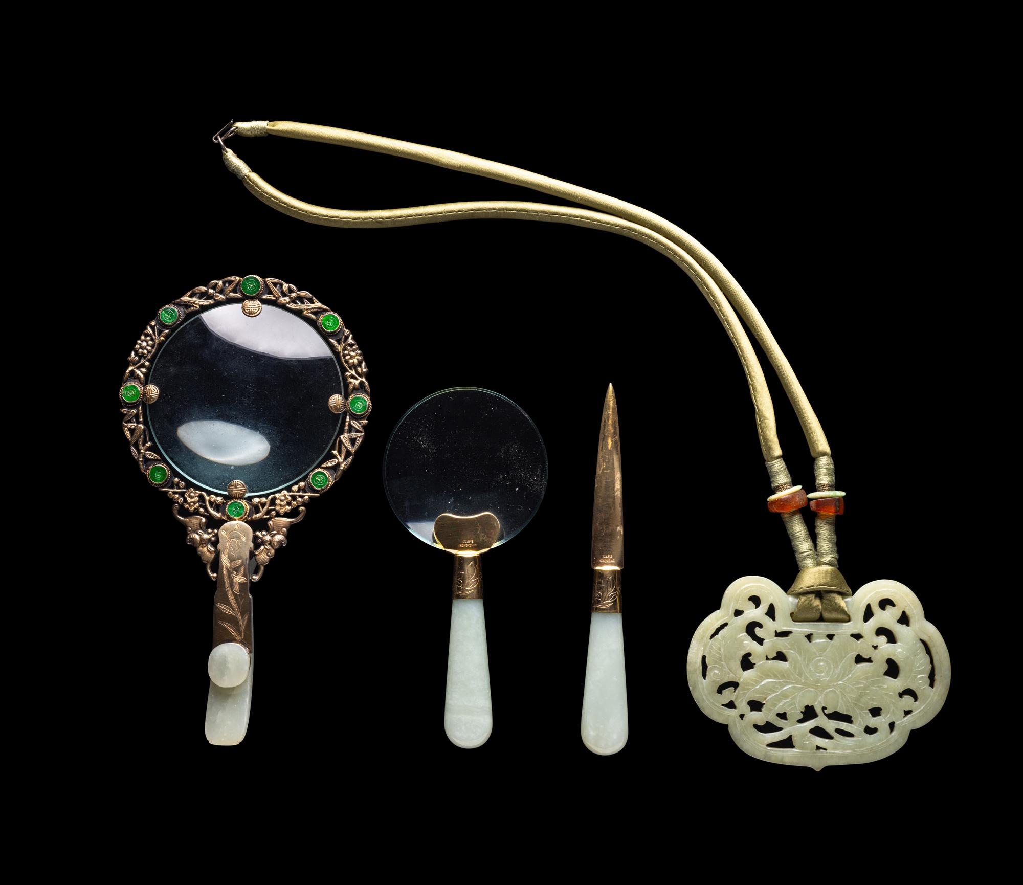 Four Chinese Jade and Jadeite Articles