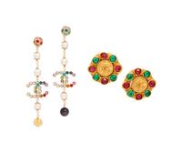 Two Pairs of Chanel Earrings, 1971-2019