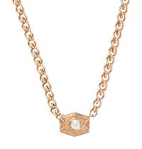 ROSE GOLD AND DIAMOND NECKLACE