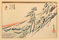 Eight Japanese Woodblock Prints