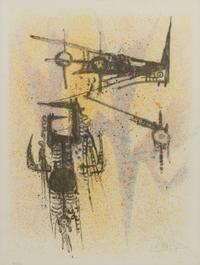 A group of six prints from the Flight portfolio