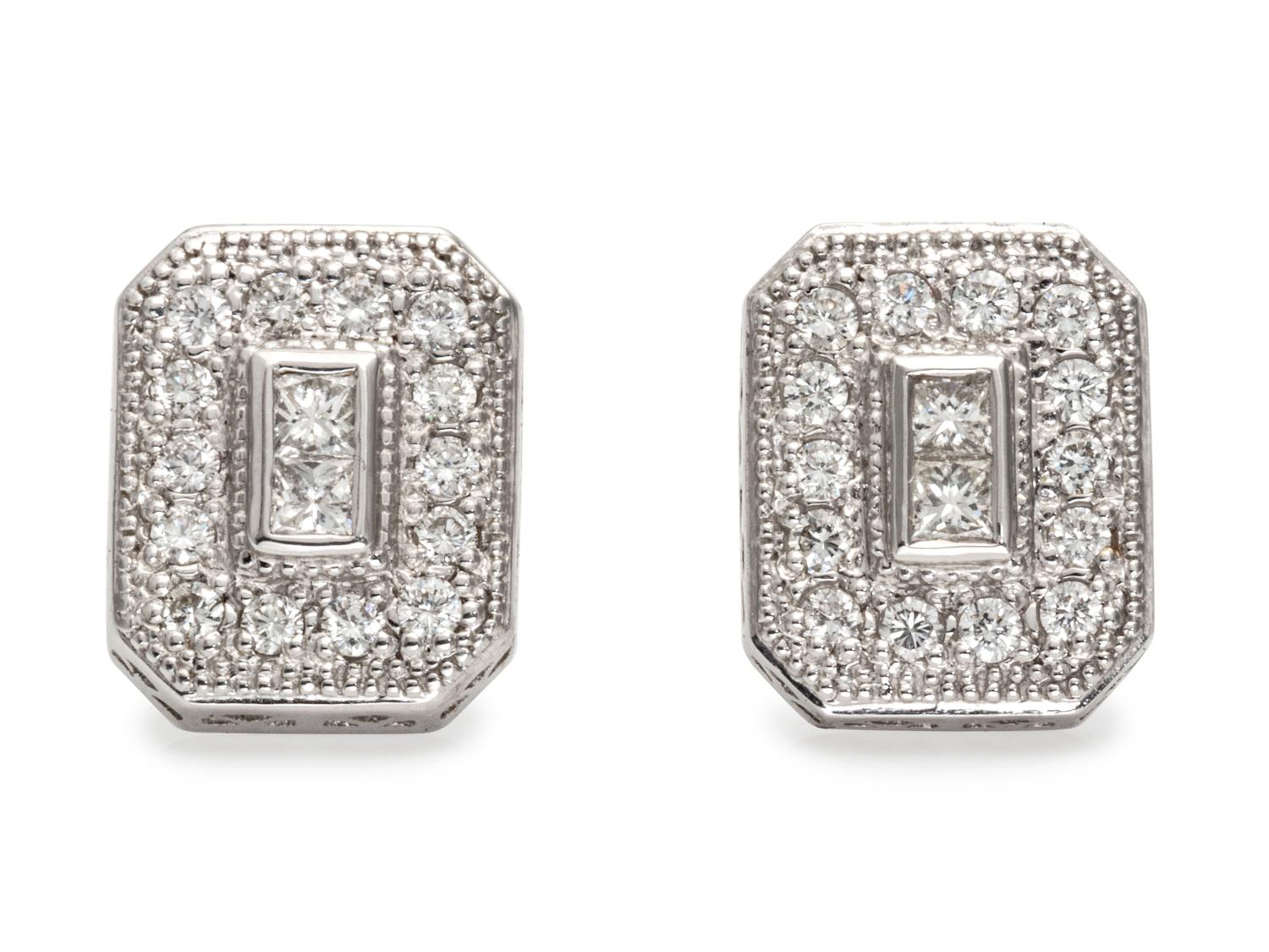 CHARRIOL, DIAMOND EARRINGS
