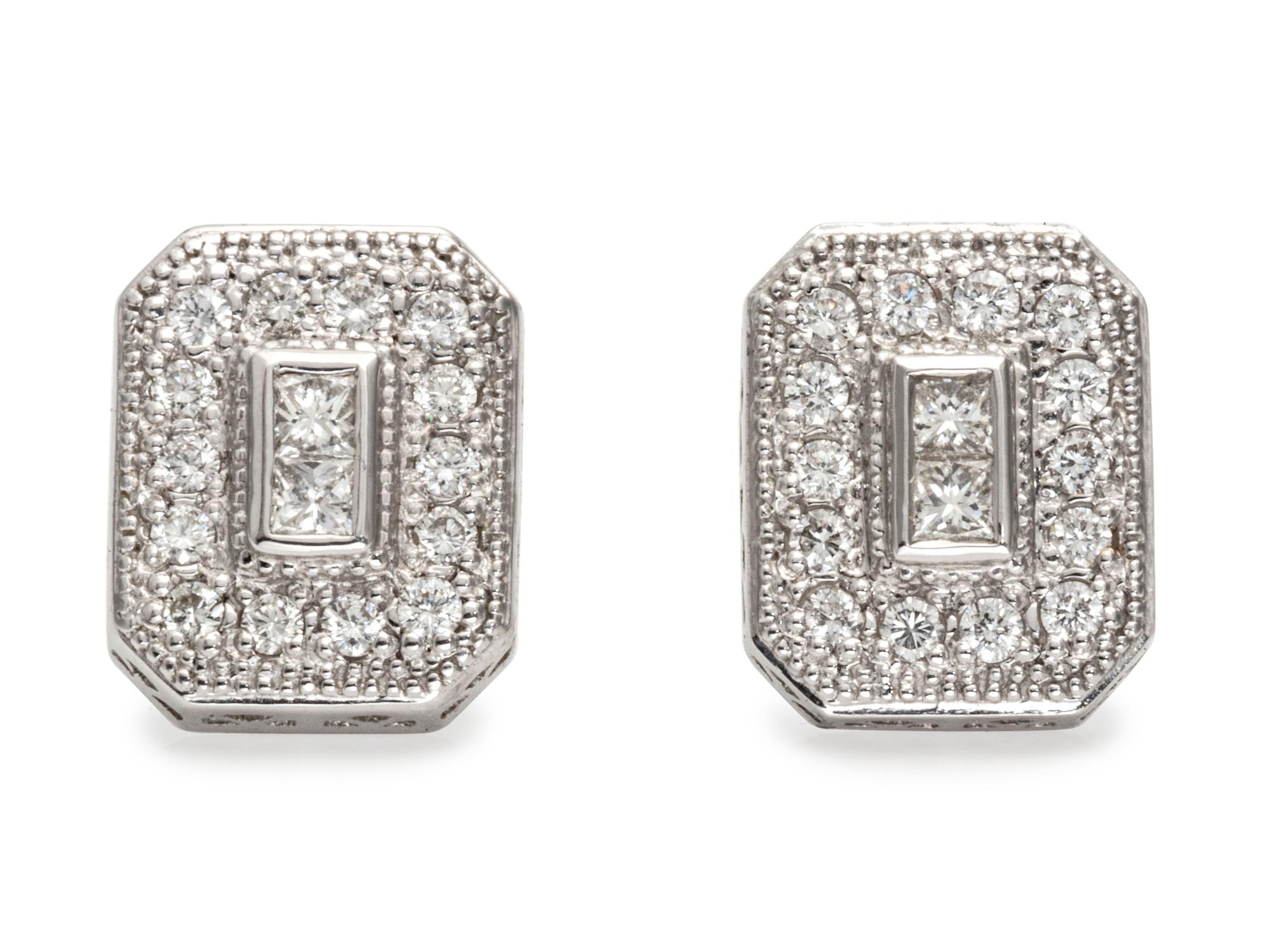 CHARRIOL, DIAMOND EARRINGS