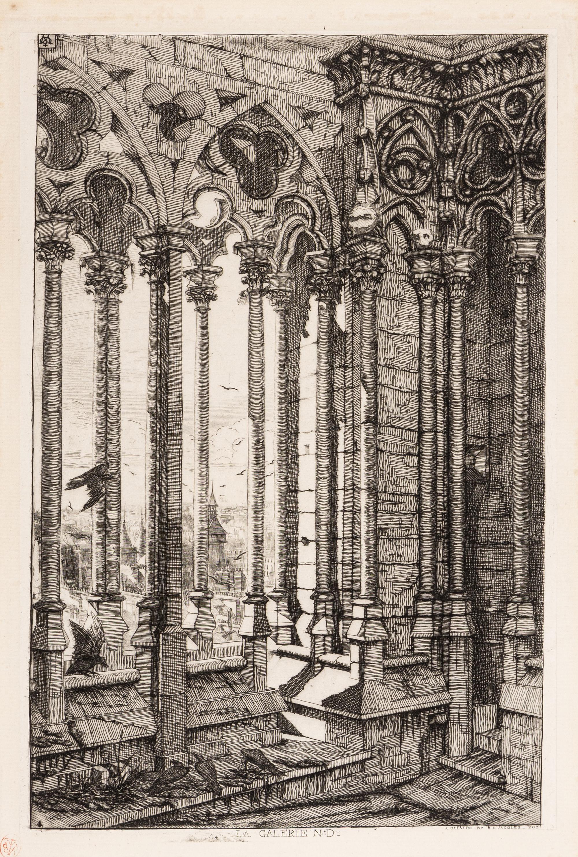 A Pair of Prints (La Tour de L’Horloge; La Galerie de Notre Dame)