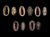 Five Fuchi-Gashira Sets, Seven Habaki and One Set of Shitodome