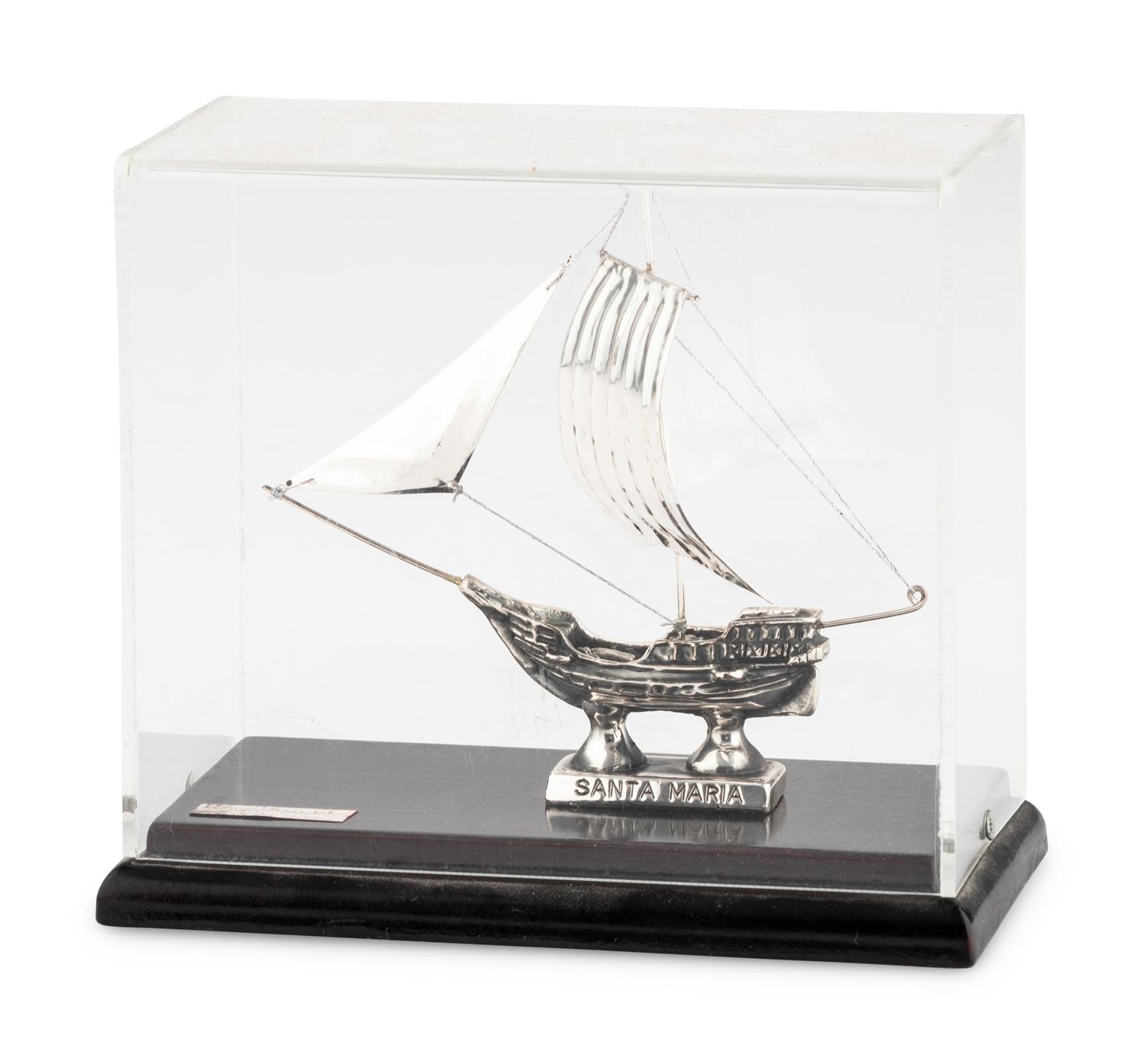 A Continental Silver Model of the Santa Maria