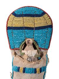 Plateau Beaded Hide Toy Cradle