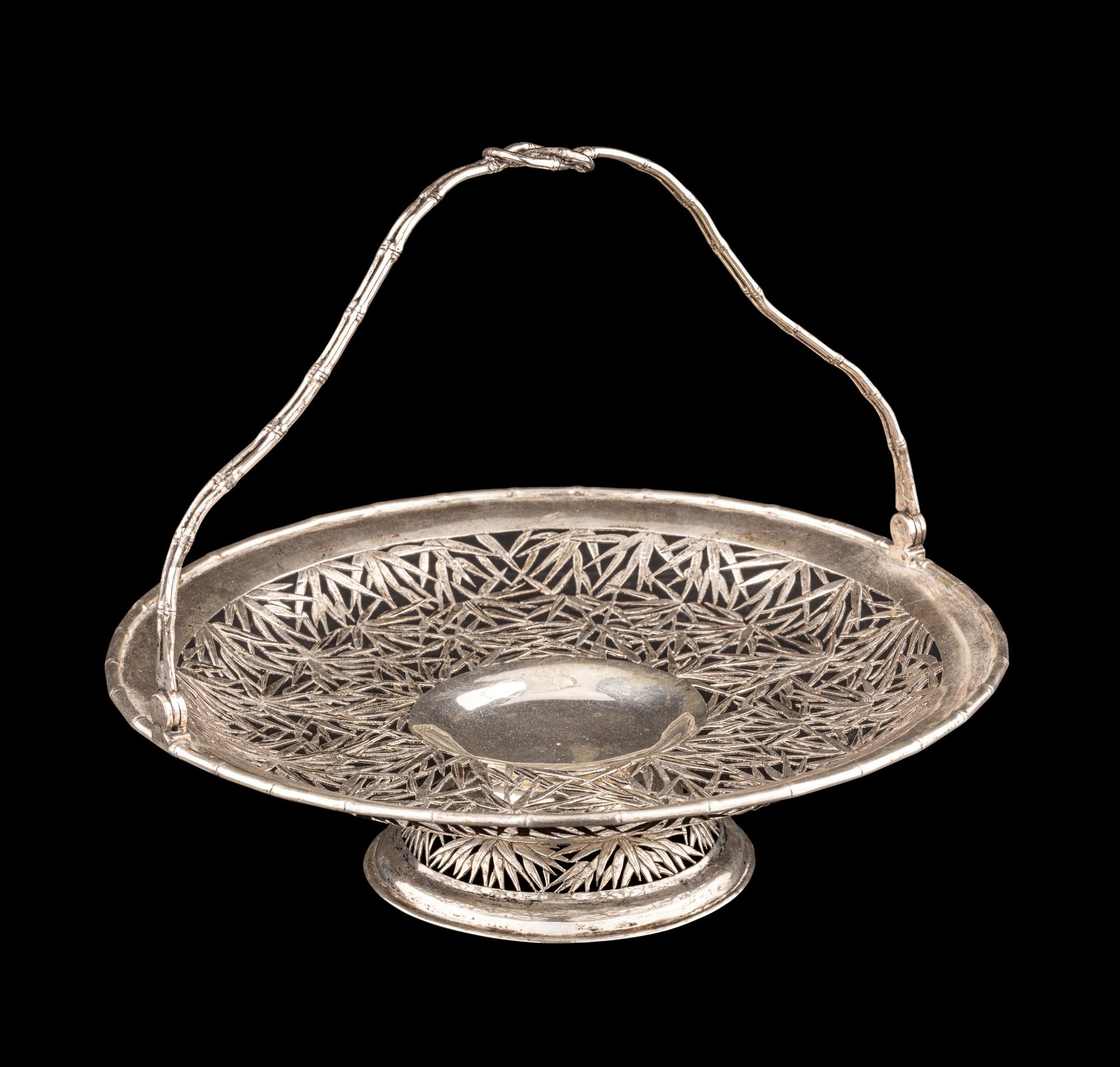 A Chinese Export Silver Tazza