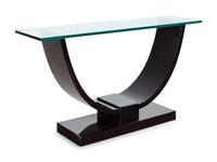 An Art Deco Style Glass-Top Console Table