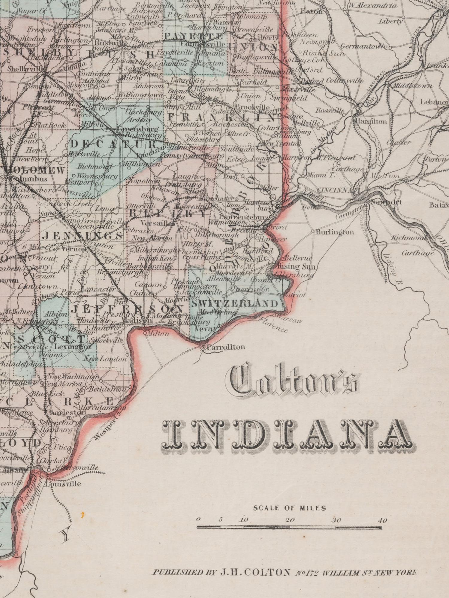 A Group of Five Maps of the Midwest